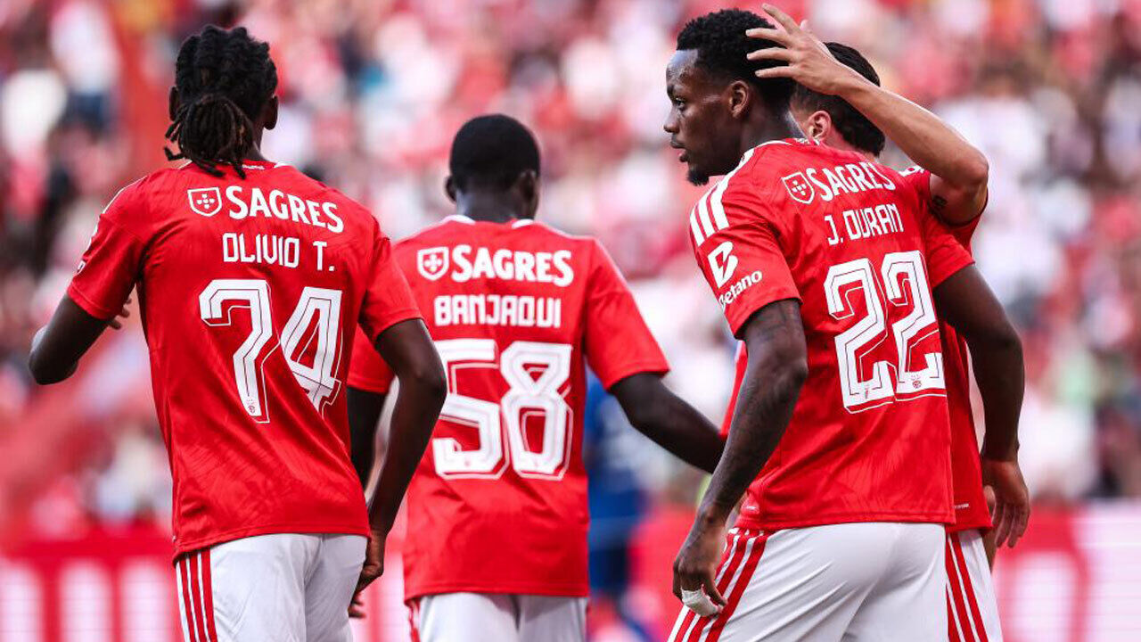 Durán estreou-se a marcar pelo Benfica 