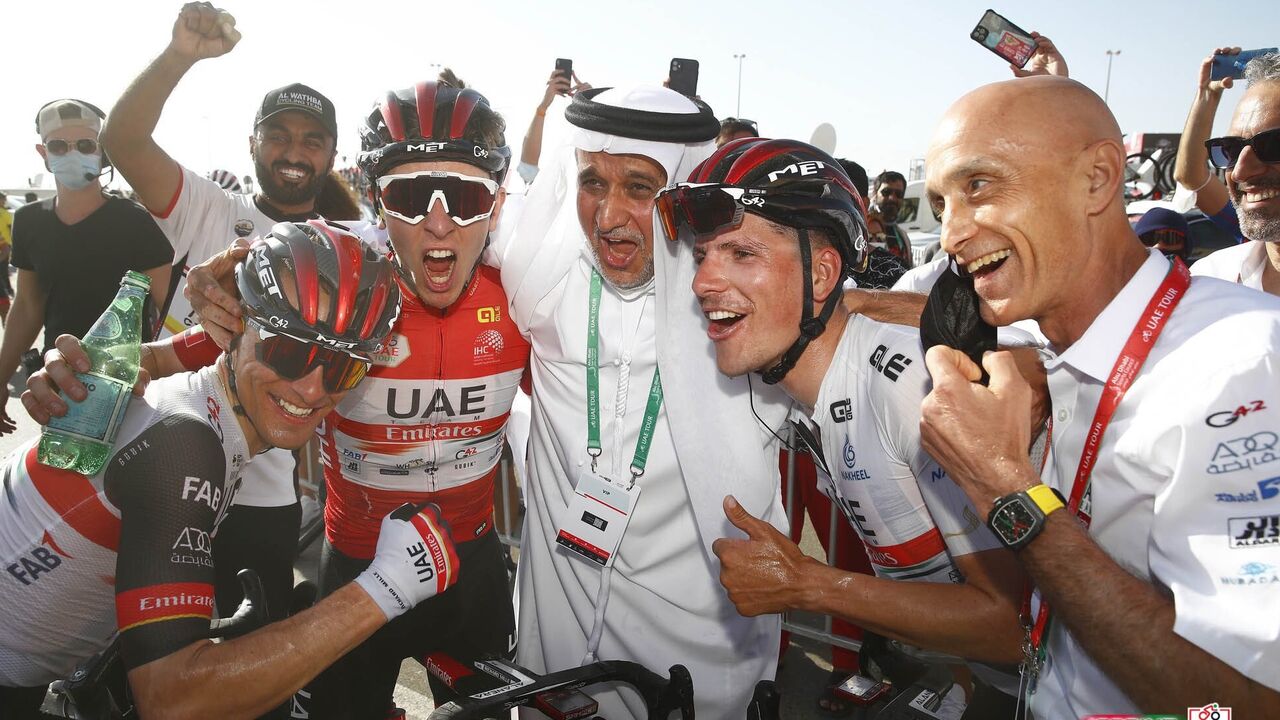 Com João Almeida no UAE Tour