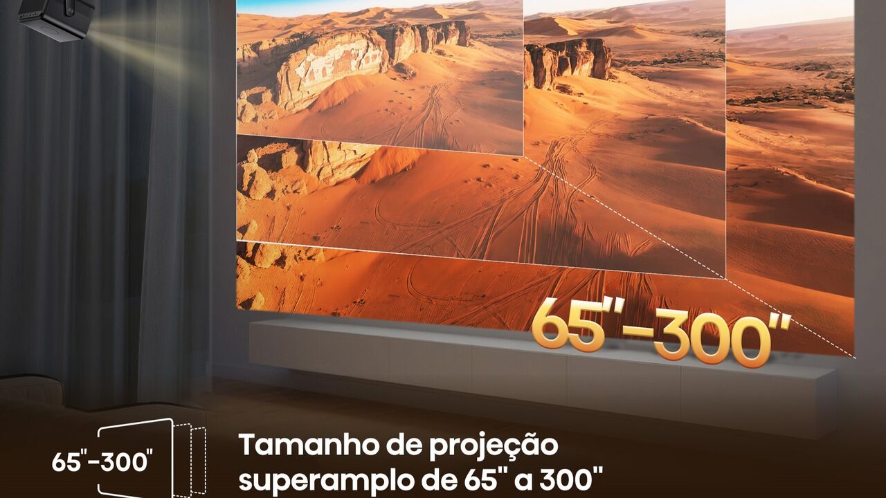 Hisense C3 tem um alcance ultra-amplo de 65'' a 300 polegadas
