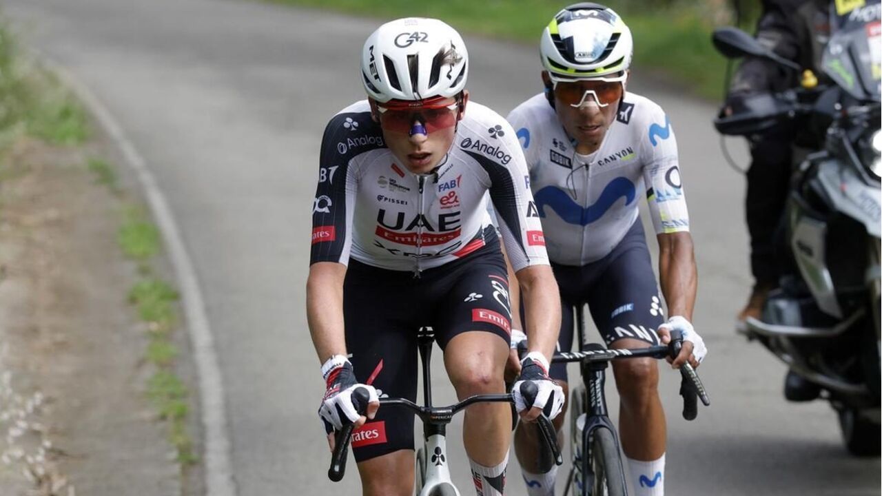 Jovem ciclista Pericas, da UAE, compete na Volta a Portugal