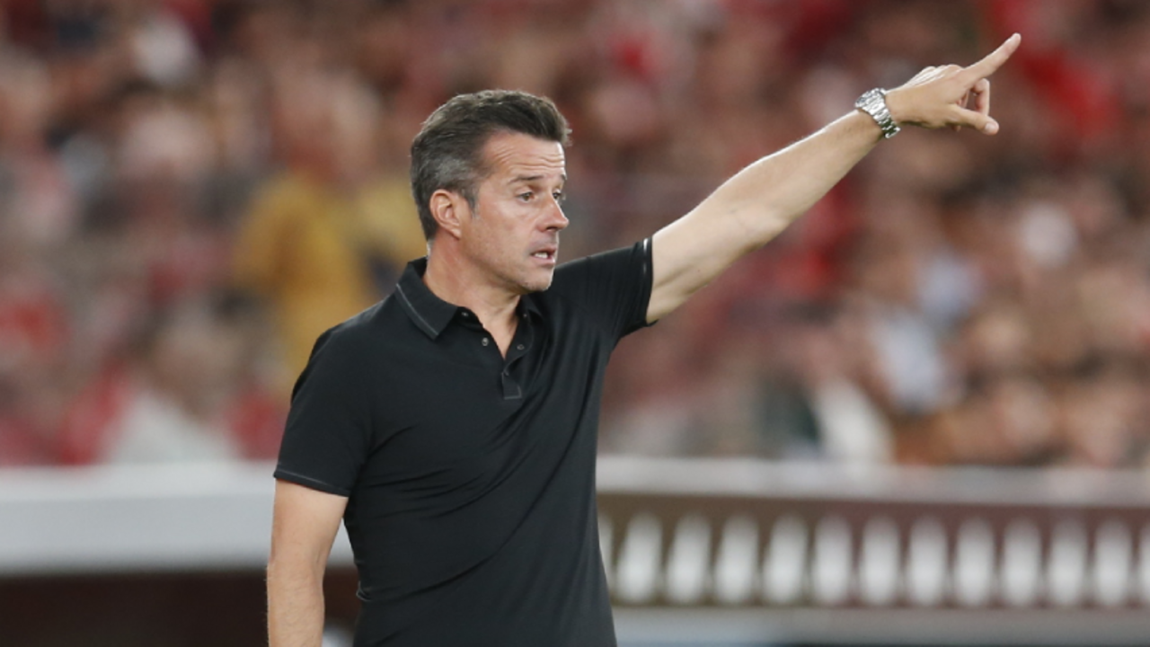 Marco Silva durante o Benfica-St. Gallen