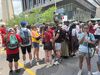 Portugal com forte apoio à porta do hotel em Toronto
