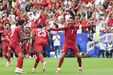 Ronaldo, Cancelo e Nuno Mendes festejam golo de Portugal 