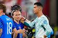 Cristiano Ronaldo consolou Modric