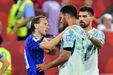 Modric foi consolado pelos jogadores portugueses