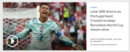 Sky Sport: 'Drama tardio com o VAR e Portugal bate Croácia para manter vivo o sonho de Ronaldo no Mundial'