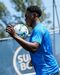 Samu em trabalho com bola