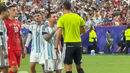 Messi de dedo em riste em momento tenso com João Pinheiro no Argentina-Suíça: «Fala bem comigo!»