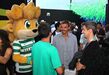 João Palhinha 'posou' com a mascote do Sporting no NOS Alive