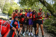 Equipa do Gil Vicente na sessão de 'rafting'