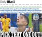 Daily Mail faz trocadilho com cábula de Pickford para penáltis e eliminação inglesa