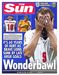 O The Sun faz um trocadinho com a música dos Oasis, Wonderwall, e a expressão bawl (berrar)