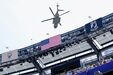 Trump chega de helicóptero a East Rutherford para assistir à final do Mundial. Presidente vai entregar troféu