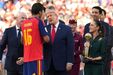 Trump entregou a taça de campeão