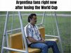 Meme da final do Mundial'2026 entre Espanha e Argentina  