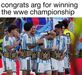 Meme da final do Mundial'2026 entre Espanha e Argentina  