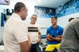 Drulovic, Fernando, Guarín e Artur visitaram o Centro de Treinos do FC Porto
