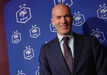 Zinedine Zidane, novo treinador da seleção francesa de futebol, em conferência de imprensa