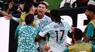 Cristiano Ronaldo celebra golo contra a Croácia