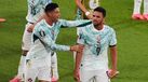 Cristiano Ronaldo e Gonçalo Ramos