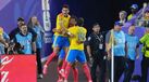 Luis Díaz e Luis Suárez festejam golo frente ao Gana no Mundial'2026