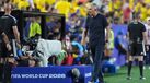 Carlos Queiroz, selecionador do Gana, durante o jogo com a Colômbia no Mundial'2026