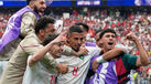 Jogadores de Marrocos fazem a festa frente ao Canadá