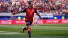 Oyarzabal festeja um golo pela seleção espanhola no Mundial'2026