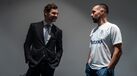 André Villas-Boas e Francesco Farioli à conversa no arranque dos trabalhos do FC Porto