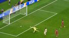 Merino marca o golo da vitória de Espanha frente a Portugal