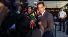 Pedro Proença no aeroporto