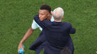 Deschamps com Mbappé