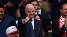 Gianni Infantino assiste a jogo do Mundial'2026