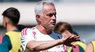 José Mourinho dá a tática no treino do Real Madrid