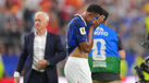 Mbappé não escondeu a desilusão após a eliminação nas meias-finais do Mundial