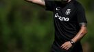 Rui Borges no treino do Sporting