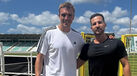 João Palhinha mostra-se a trabalhar no campo do V. Setúbal