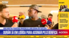 Jhon Durán em Lisboa para reforçar o Benfica: «É a maior equipa de Portugal»