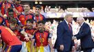 Trump e Infantino na final do Mundial