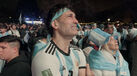 Lágrimas e desilusão entre os adeptos argentinos após derrota frente à Espanha na final do Mundial 