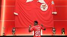 As imagens da apresentação de Jhon Durán como reforço do Benfica