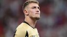 Léo Linck, guarda-redes do Estrela da Amadora, durante jogo