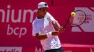 Tiago Pereira durante o jogo contra o Gonzalo Bueno no Millennium Estoril Open
