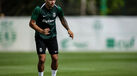 Maxi Araújo no treino do Sporting