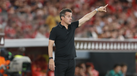 Marco Silva durante o Benfica-St. Gallen