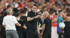 Marco Silva após o final do Benfica-St. Gallen
