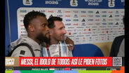Jogadores de Cabo Verde pedem fotografias a Messi e argentino brinca: «Dentro de campo encheram-me de porrada»