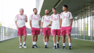 Mourinho, João Tralhão, Roberto Merella, António Dias e Khedira