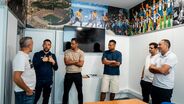 Drulovic, Fernando, Guarín e Artur, lendas do FC Porto, visitaram o Centro de Treinos e estiveram à conversa com Farioli