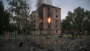 Várias vagas de mísseis e drones bombardearam Kiev e outras cidades ucranianas esta madrugada